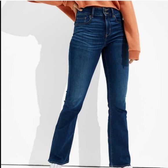 American Eagle Outfitters Denim - American Eagle hi rise artist flare jeans super stretch 16R